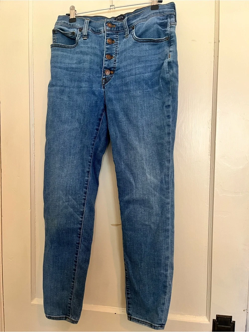 J. Crew Light Blue High-Rise Skinny Jeans